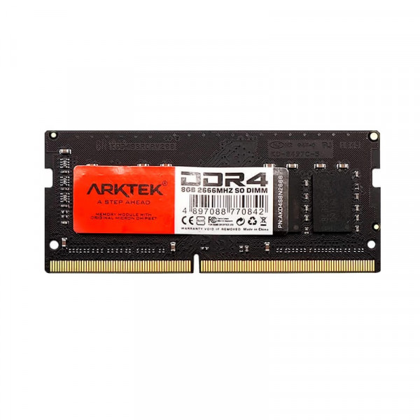 Модуль пам`ятi SO-DIMM DDR4 8GB/2666 Arktek (AKD4S8N2666)