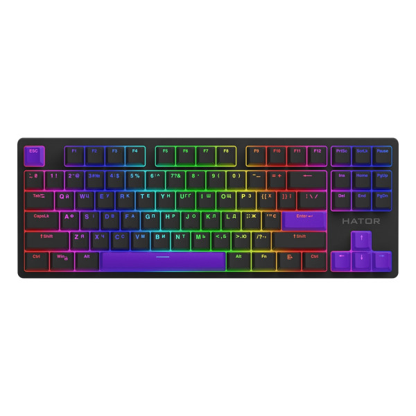Набір кейкапів Hator PBT Keycaps Autograph Edition Vivid Lilac (HTS-716)
