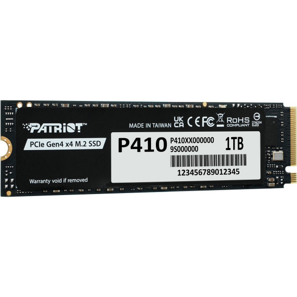 Накопичувач SSD 1TB Patriot P410 M.2 2280 PCIe NVMe 4.0 x4 TLC (P410P1TBM28H)