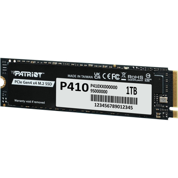 Накопичувач SSD 1TB Patriot P410 M.2 2280 PCIe NVMe 4.0 x4 TLC (P410P1TBM28H)