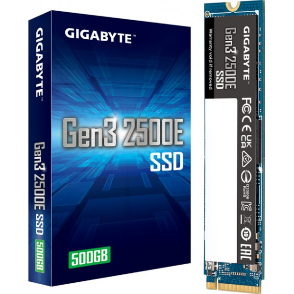 Накопичувач SSD 500GB Gigabyte Gen3 2500E M.2 PCIe NVMe 3.0 x4 3D TLC (G325E500G)
