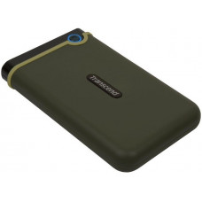Накопичувач зовнiшнiй HDD 2.5" USB 2.0TB Transcend StoreJet 25M3 Military Green Slim (TS2TSJ25M3G)
