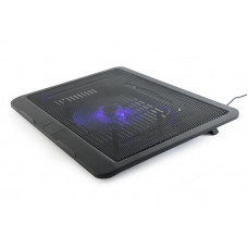 Охолоджуюча підставка для ноутбука Gembird NBS-1F15-04 Black 15.6"