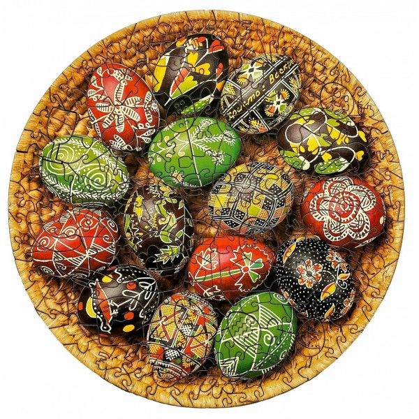 Пазл дерев`яний UkrainianPuzzles Писанки