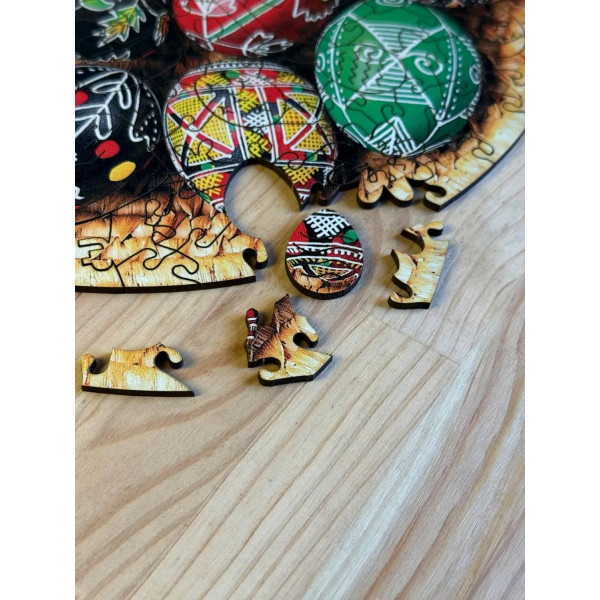 Пазл дерев`яний UkrainianPuzzles Писанки