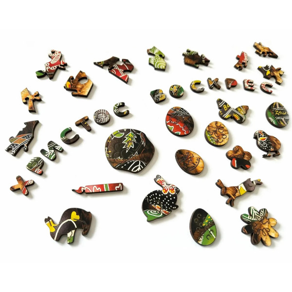 Пазл дерев`яний UkrainianPuzzles Писанки