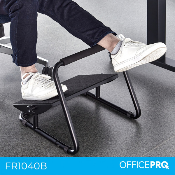Регульована підставка для ніг OfficePro FR1040B Black