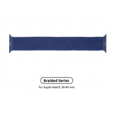 Ремінець Armorstandart Braided Solo Loop для Apple Watch 38mm/40mm/41mm Atlantic Blue Size 2 (120 mm) (ARM58066)