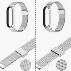 Ремінець BeCover Metal для Xiaomi Mi Smart Band 7 Silver (707494)