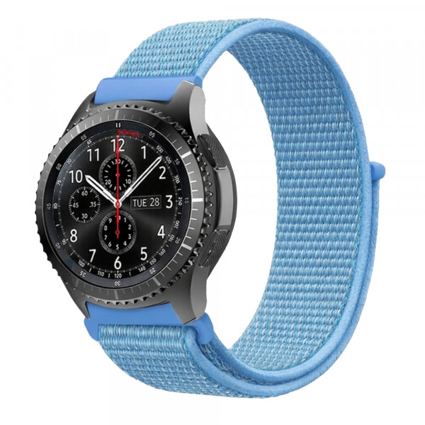 Ремінець BeCover Nylon Style для Motorola Moto 360 2nd Gen. Men`s Aqua Blue (714998)