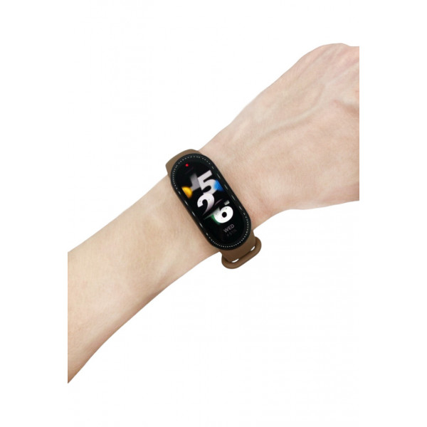Силіконовий ремінець BeCover для Xiaomi Mi Smart Band 9 Brown (711939)