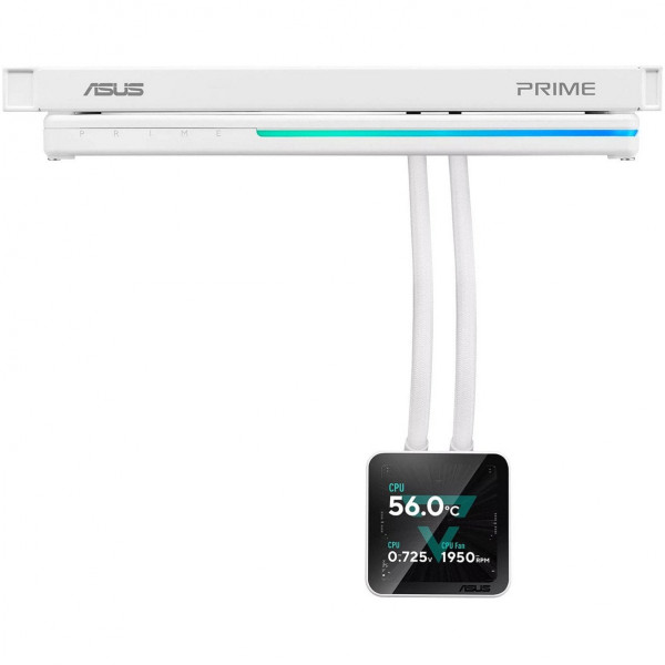 Система водяного охолодження Asus Prime SLC II 360 ARGB LCD White (90RC01W2-B0EAY0)