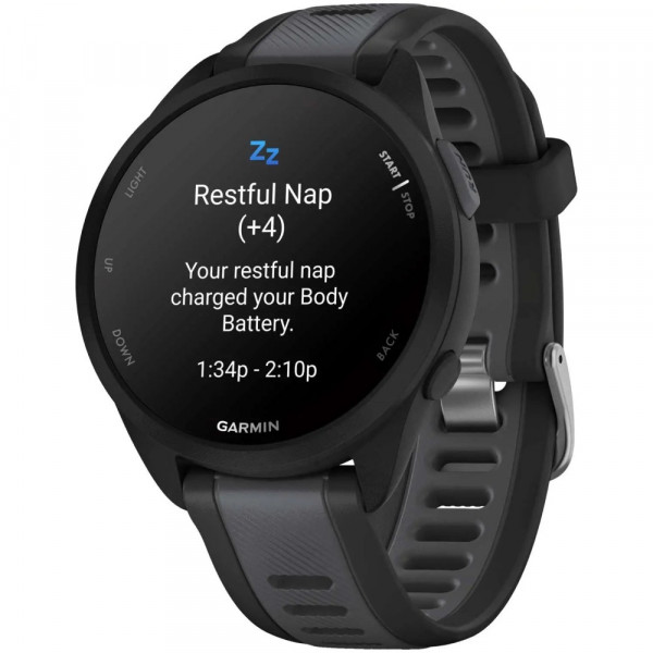 Смарт-годинник Garmin Forerunner 165 Black/Slate Gray (010-02863-AC)