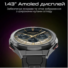 Смарт-годинник HiFuture Active Black/Red