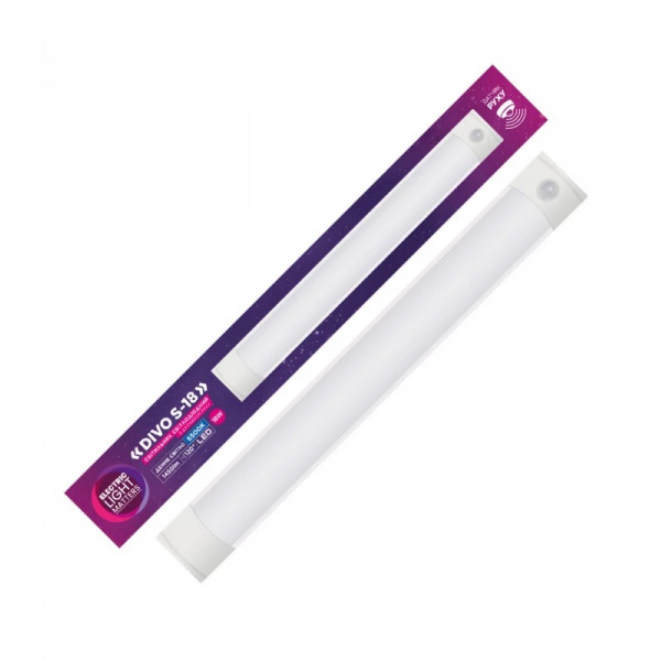 Світильник накладний світлодіодний з датчиком руху ELM Divo S 18W 6500К 26-0131