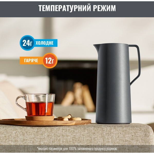 Термоглечик Tefal Motiva 1 л Anthracite (N4170110)