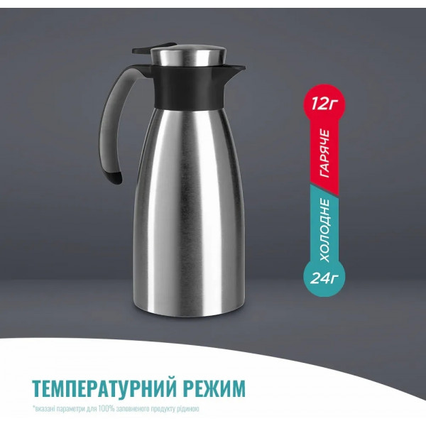 Термоглечик Tefal Soft Grip 1.5 л Black (K3043214)
