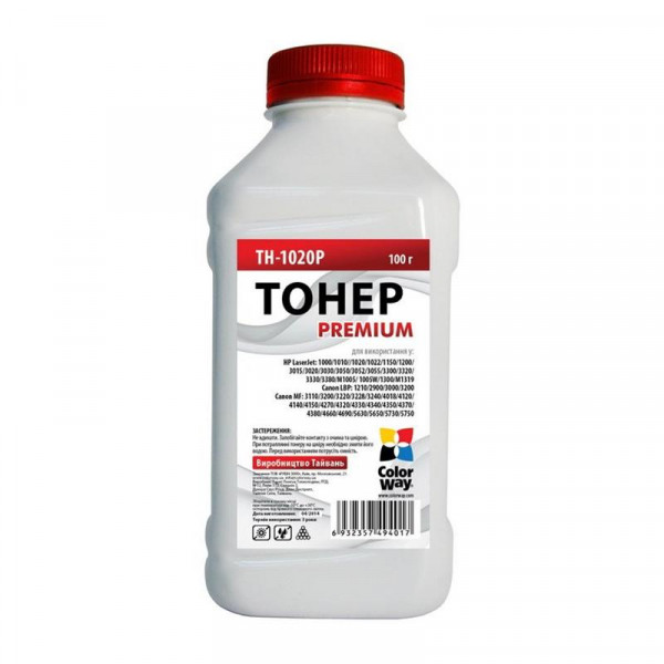 Тонер CW (TH-1020P) HP LJ 1010/1012/1015, 100 г Premium