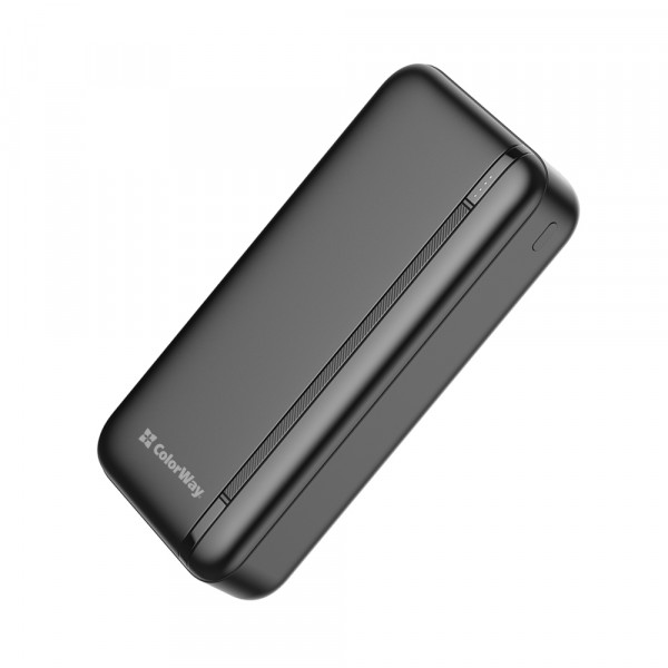 Універсальна мобільна батарея ColorWay Portable Charger 20000mAh Black (CW-PB200LPB4BK-PD)