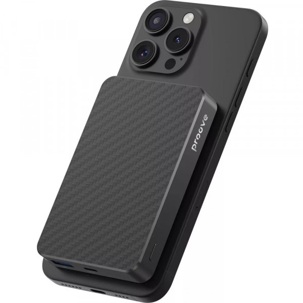 Універсальна мобільна батарея Proove Carbon Slim 22.5W 10000mAh Black (PBCS22110001)