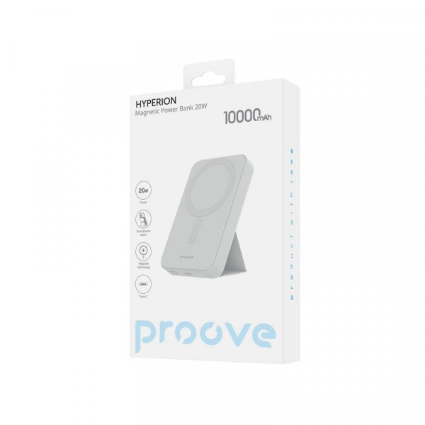 Універсальна мобільна батарея Proove Hyperion 20W 10000mAh White (PBHP15020002)