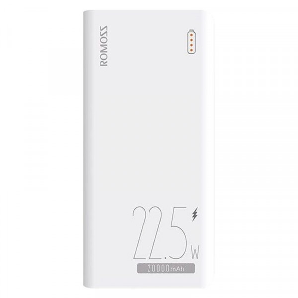 Універсальна мобільна батарея Romoss Sense6F 20000mAh 22.5W White (PPH80-611-1121H)