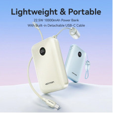 Універсальна мобільна батарея Vention 10000mAh 22.5W Blue (FKAL0-C)
