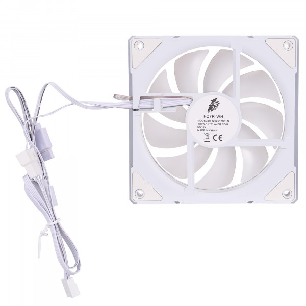 Вентилятор 1stPlayer FC7 White (FC7-WH-1IN1)