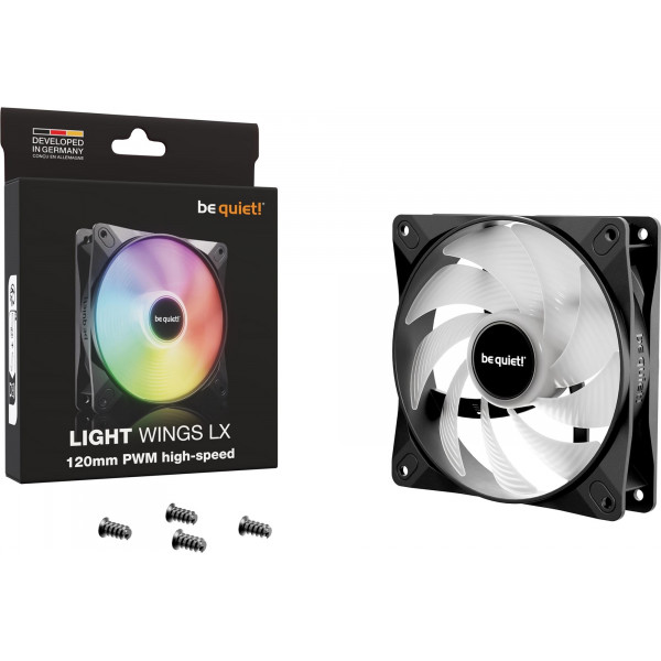 Вентилятор be quiet! Light Wings LX 120mm PWM High-Speed Black (BL123)