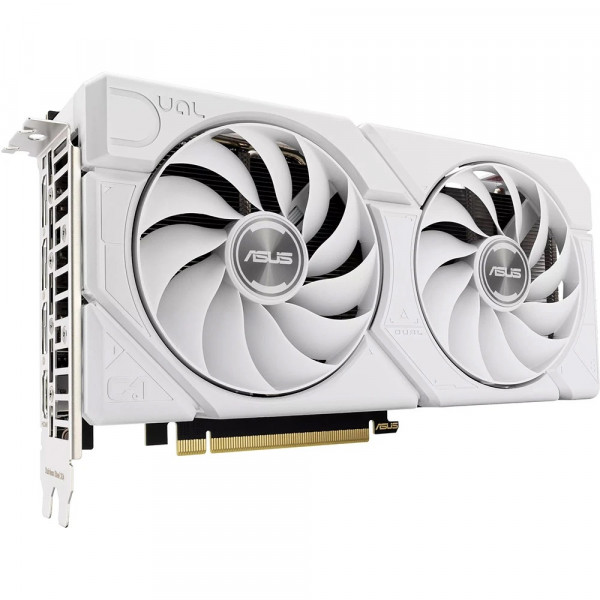 Відеокарта GF RTX 4060 Ti 8GB GDDR6 Dual Evo White OC Asus (DUAL-RTX4060TI-O8G-EVO-WHITE)
