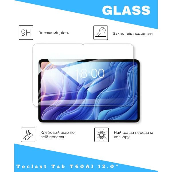 Захисне скло BeCover для Teclast Tab T60AI 12.0" (714904)