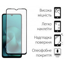Захисне скло Dengos для Motorola Moto G06/G06 Power Black Full Glue (DG-TG2P-92) 2 шт.