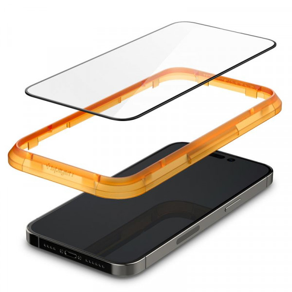 Захисне скло Spigen Glas.tR AlignMaster FC для Apple iPhone 14 Pro Max, Black, 2шт (AGL05204)