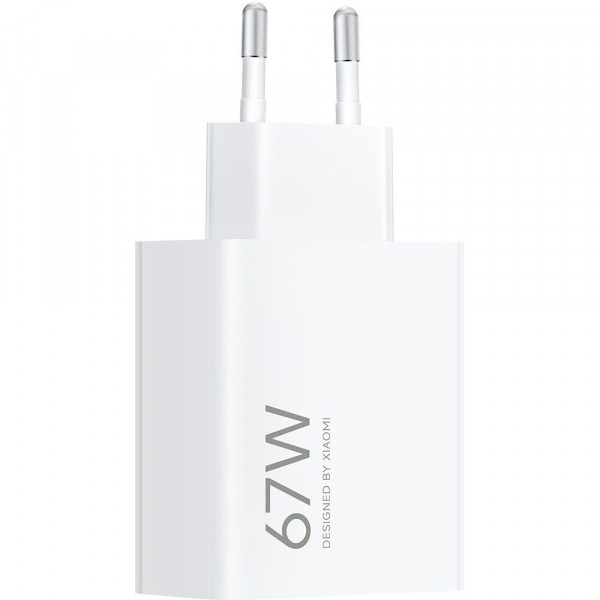 Зарядний пристрій Xiaomi 67W HyperCharge USB-A White (BHR07SKEU)