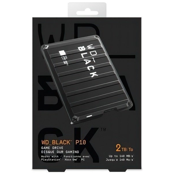 Зовнішній жорсткий диск 2.5" USB 2.0TB WD P10 Game Drive (WDBA2W0020BBK-WES1)