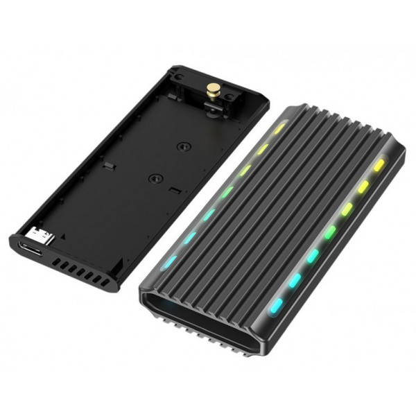Зовнішня кишеня Gembird SSD M.2, USB 3.0, Black (EE2280-U3C-03)