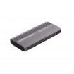 Зовнішня кишеня Maxxter M.2 NVMe PCIe, USB 3.1 Type-C Gen2, RGB, Metal, Black (EHDE-2280SRGB-01)