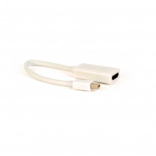 Адаптер Cablexpert mini DisplayPort - HDMI (M/F), 0.15 м, White (A-mDPM-HDMIF-02-W)