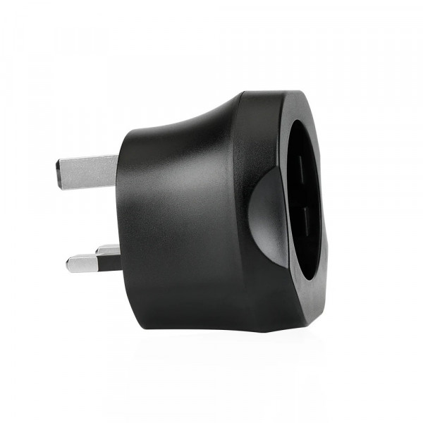 Адаптер Essager EU - UK (F/M) Black (ECTZH-YCC01-Z)