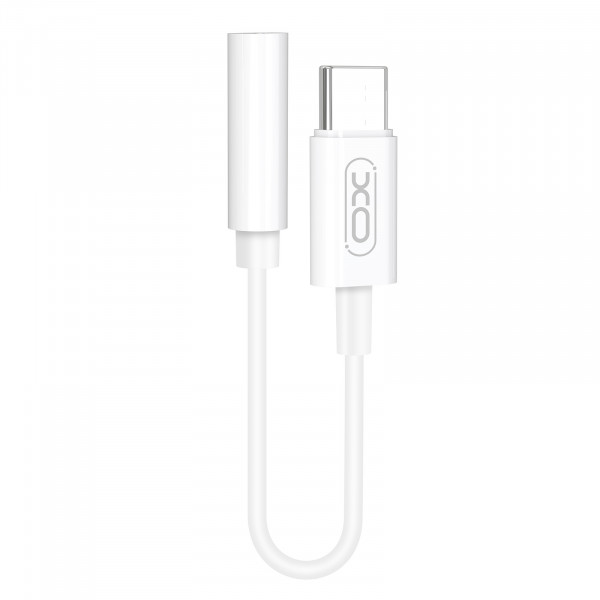 Адаптер XO NB-R161 USB Type-C - 3.5 мм (M/F), 0.14м, White (NB-R161.white)