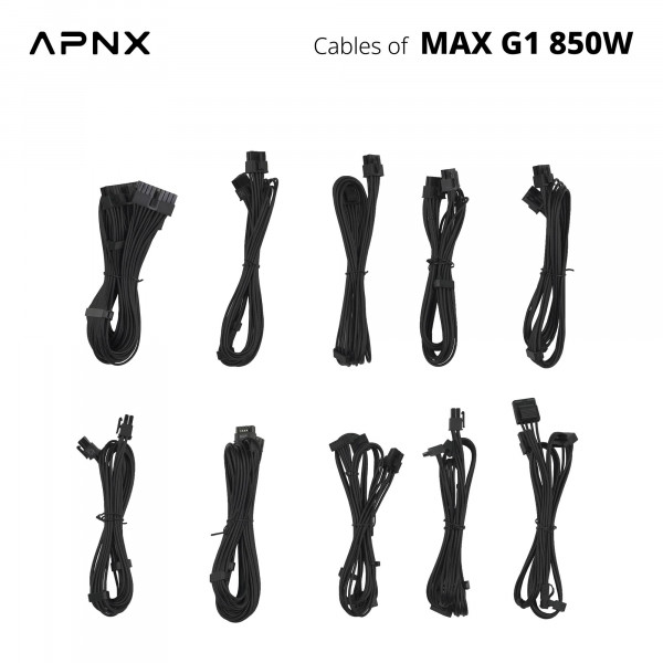 Блок живлення APNX MAX G1 850 (APPG-MX85FEC.X1) 850W