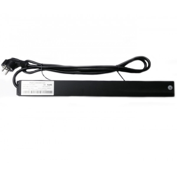 Блок розеток EServer 1U 19" (WT-2261A-GER-9WAY) без вимик., алюм. корп., 9 розеток, 1.8м