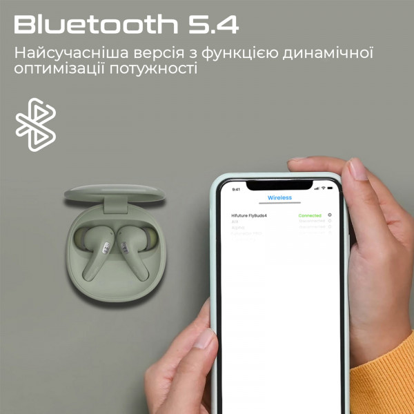 Bluetooth-гарнітура HiFuture Flybuds4 Black