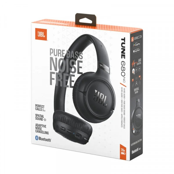 Bluetooth-гарнітура JBL Tune 680NC Black (JBLT680NCBLK)
