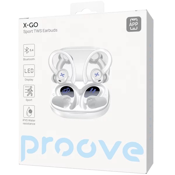 Bluetooth-гарнітура Proove X-Go TWS (APP) White (TWXG0001AP02)