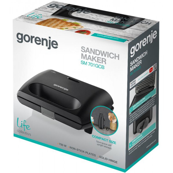 Бутербродниця Gorenje SM701GCB