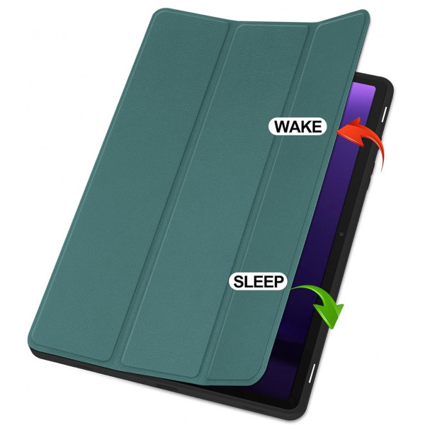 Чохол-книжка BeCover Flexible TPU Mate для Samsung Galaxy Tab S9 (SM-X710/SM-X716)/S9 FE (SM-X510/SM-X516B) Dark Green (712529)