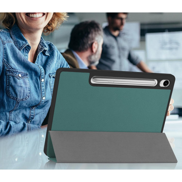 Чохол-книжка BeCover Flexible TPU Mate для Samsung Galaxy Tab S9 (SM-X710/SM-X716)/S9 FE (SM-X510/SM-X516B) Dark Green (712529)