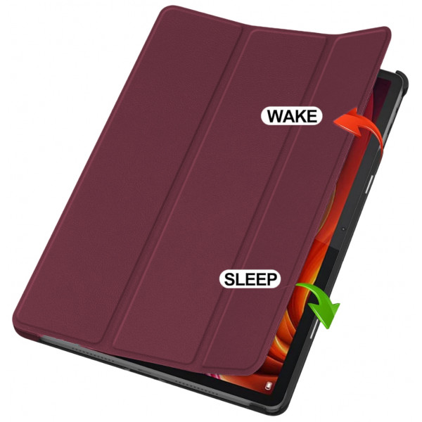 Чохол-книжка BeCover Smart Case для Lenovo Yoga Tab 11 2025 (11.1") TB-710FU Red Wine (715095)