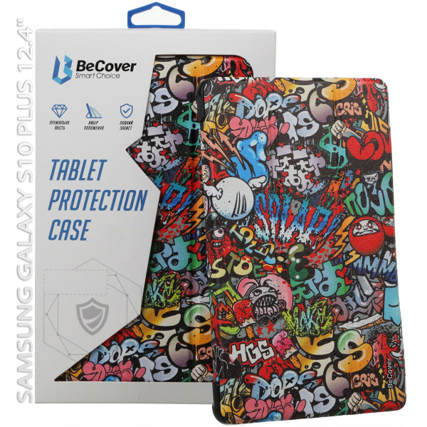 Чохол-книжка BeCover Smart Case для Samsung Galaxy Tab S10 Plus SM-X820/SM-X826 Graffiti (712243)